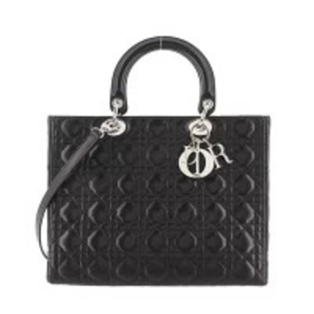 Dior Lady Cannage Bag Lambskin Black